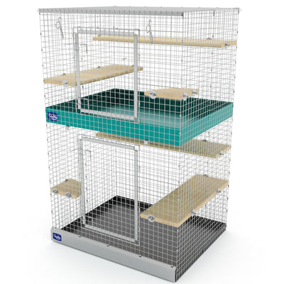 Chinchilla Mansion Second Level Upgrade Quality Cage Crafters 