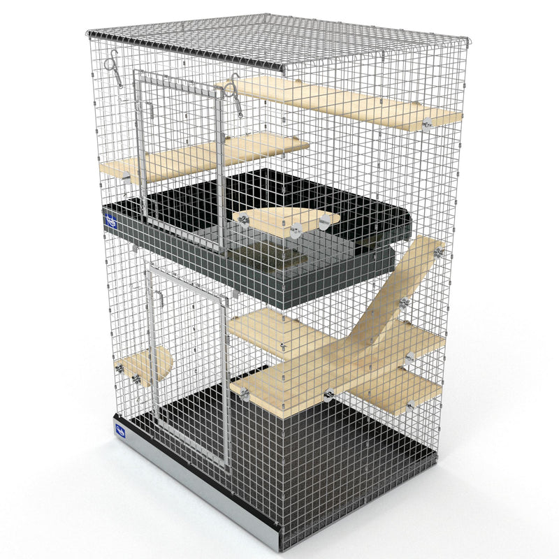 Chinchilla Mansion Second Level Upgrade Quality Cage Crafters 