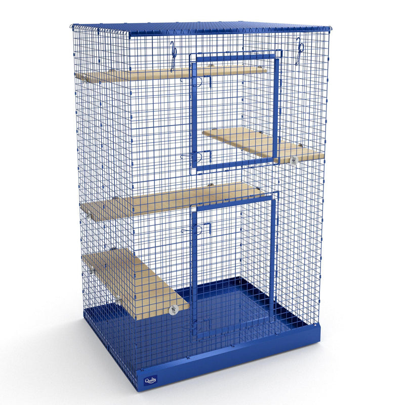 Chinchilla Mansion Blue Chinchilla Cage - Handmade in the USA! 