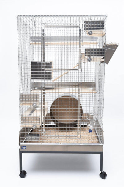 Chinchilla Mansion Deluxe Bundle Chinchilla Cage - Galvanized Mansion - 48" Tall Deluxe Bundle