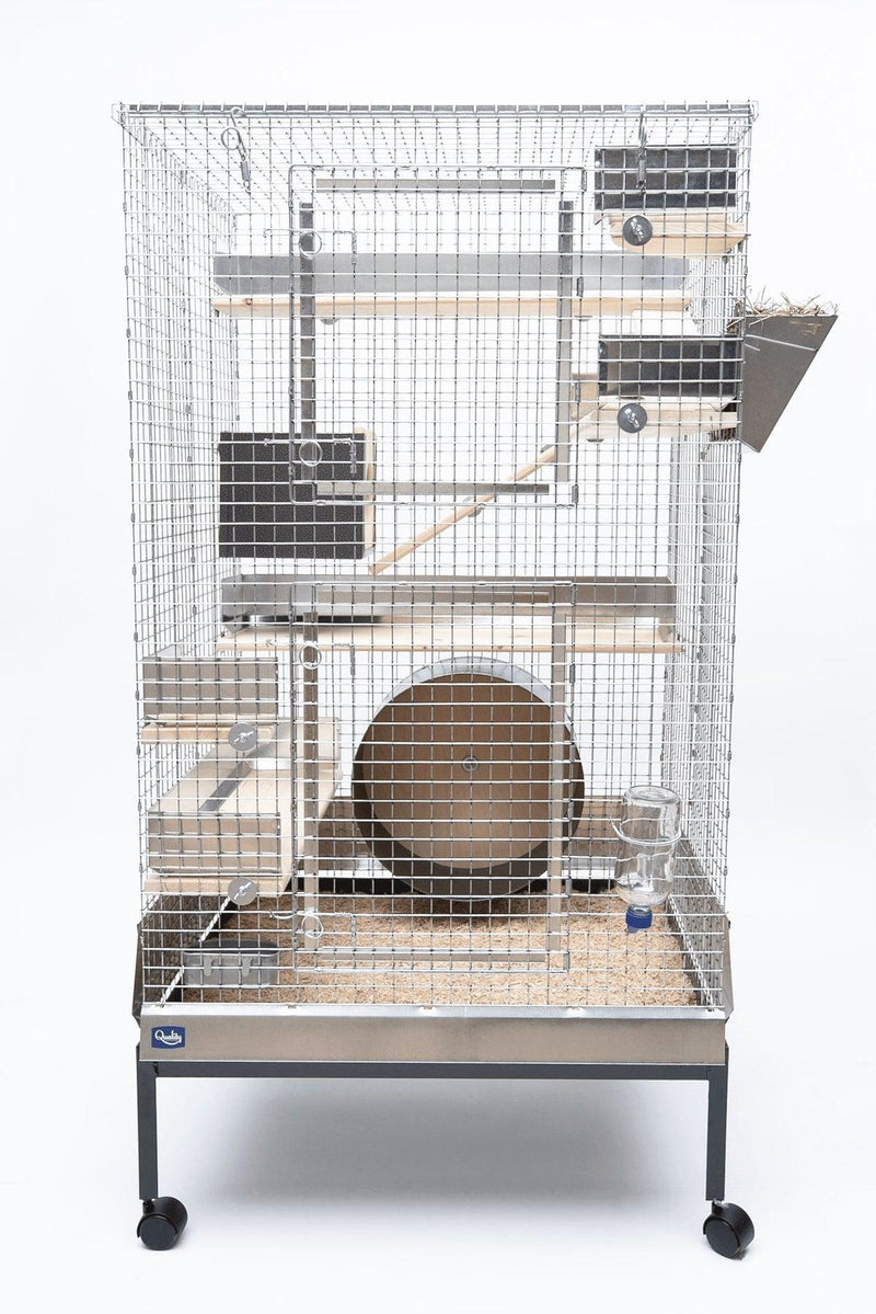 Chinchilla Mansion Deluxe Bundle Chinchilla Cage - Galvanized Mansion - 48" Tall Deluxe Bundle